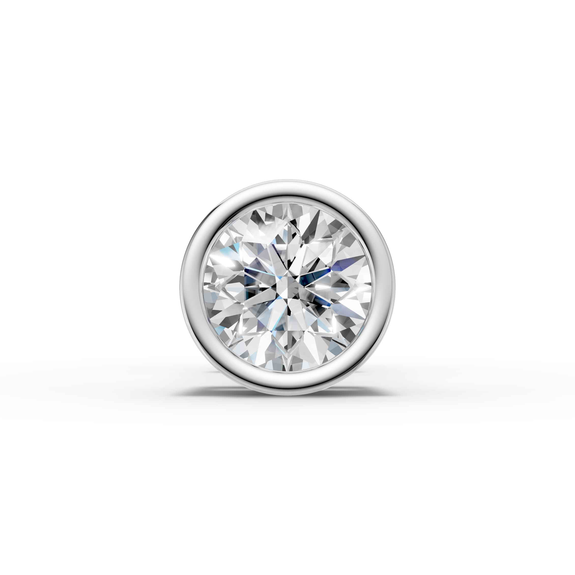 Round Bezel Stud ( 1 PC)