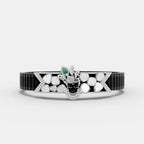 Shreenathji Designer Bracelet with Polki Setting