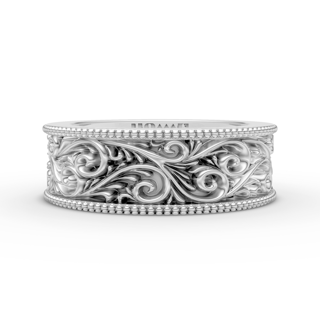 Vintage Engraved Band Ring