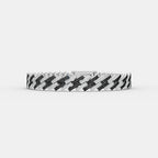 10MM Iced Black & White Cuban Bracelet