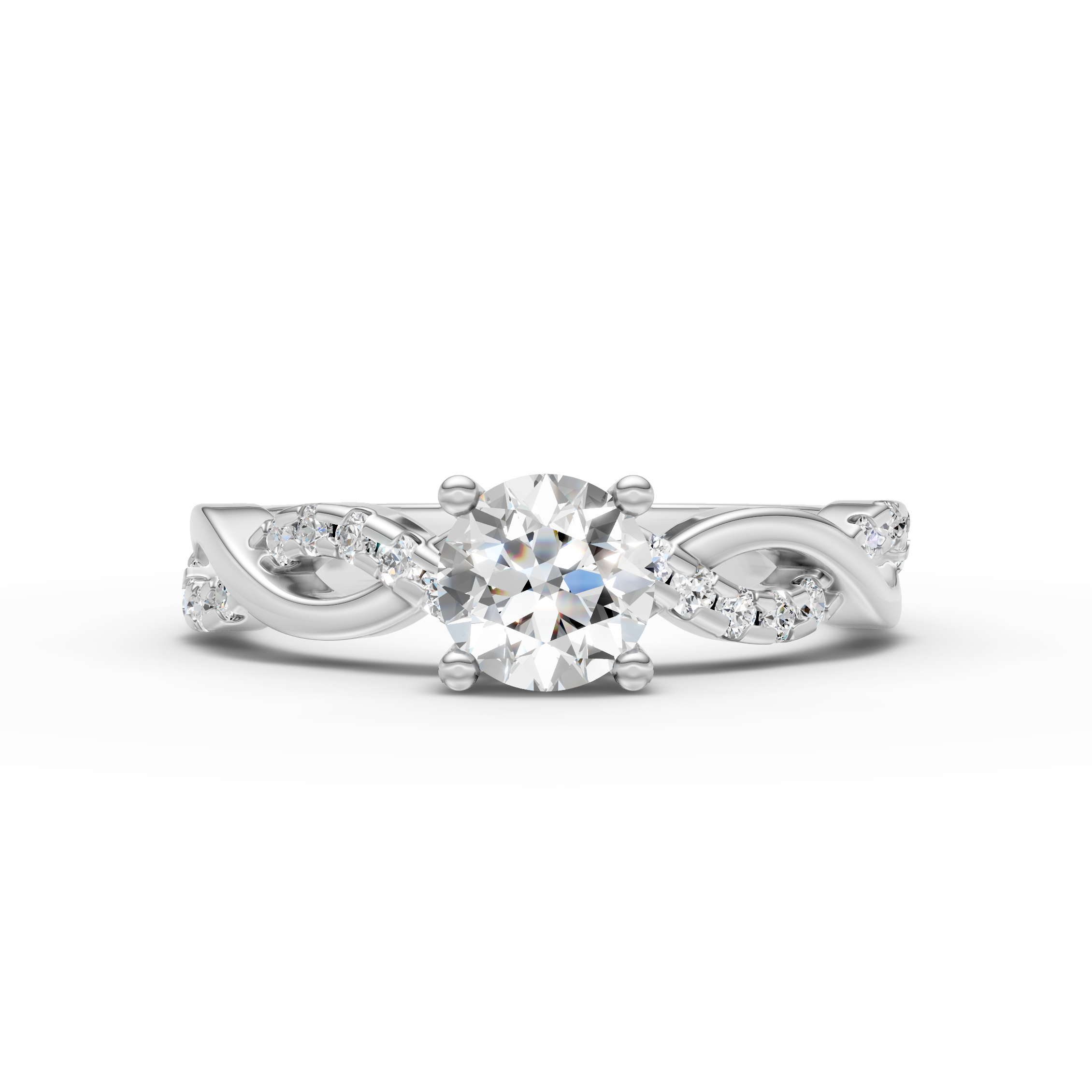 Timeless Sparkle with a Modern Touch Ring