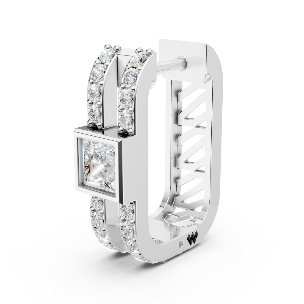 Princess Cut Bali Earring (1 PC)