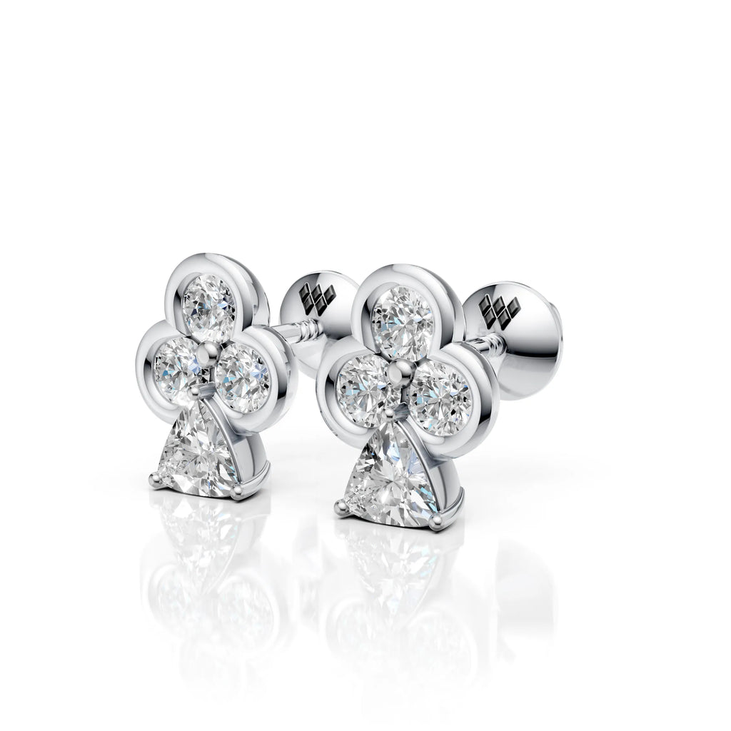 Trinity Trillion Earrings (1 Pair)