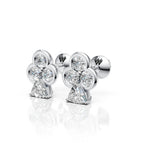 Trinity Trillion Earrings (1 Pair)