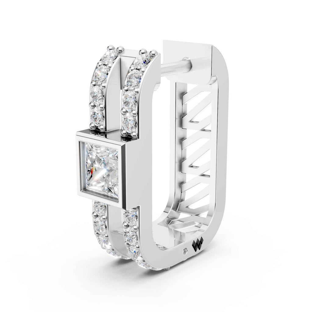 Princess Cut Bali Earring (1 PC)