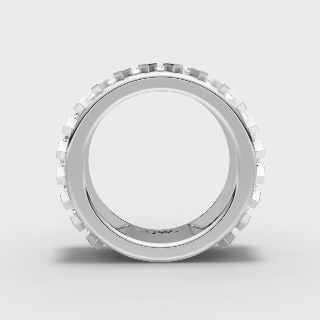 Radiant Shape Band Ring
