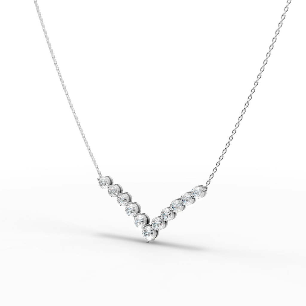 Minimal V Curve Pendant