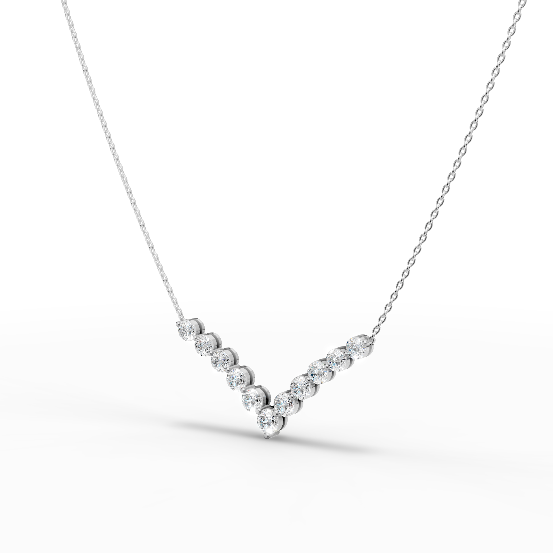 Minimal V Curve Pendant
