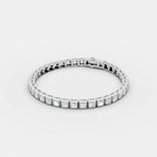 0.25 CT Princess Shaped Tennis Bracelet