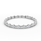 Floral Sparkle Tennis Bracelet