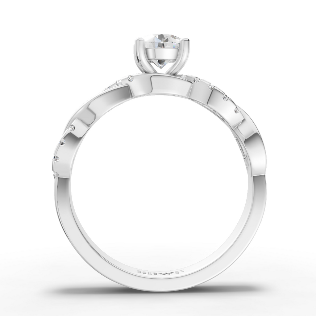 Timeless Sparkle with a Modern Touch Ring