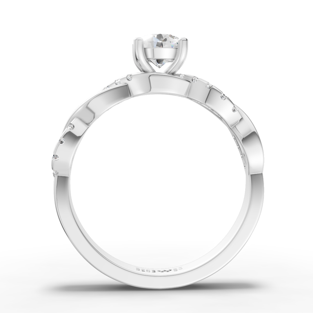 Timeless Sparkle with a Modern Touch Ring