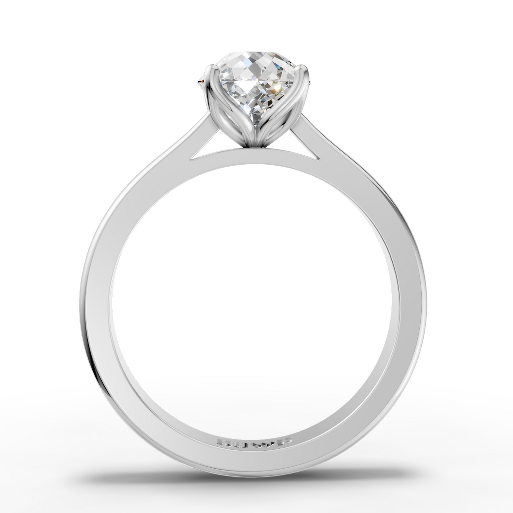 Portuguese Cut Solitaire Ring