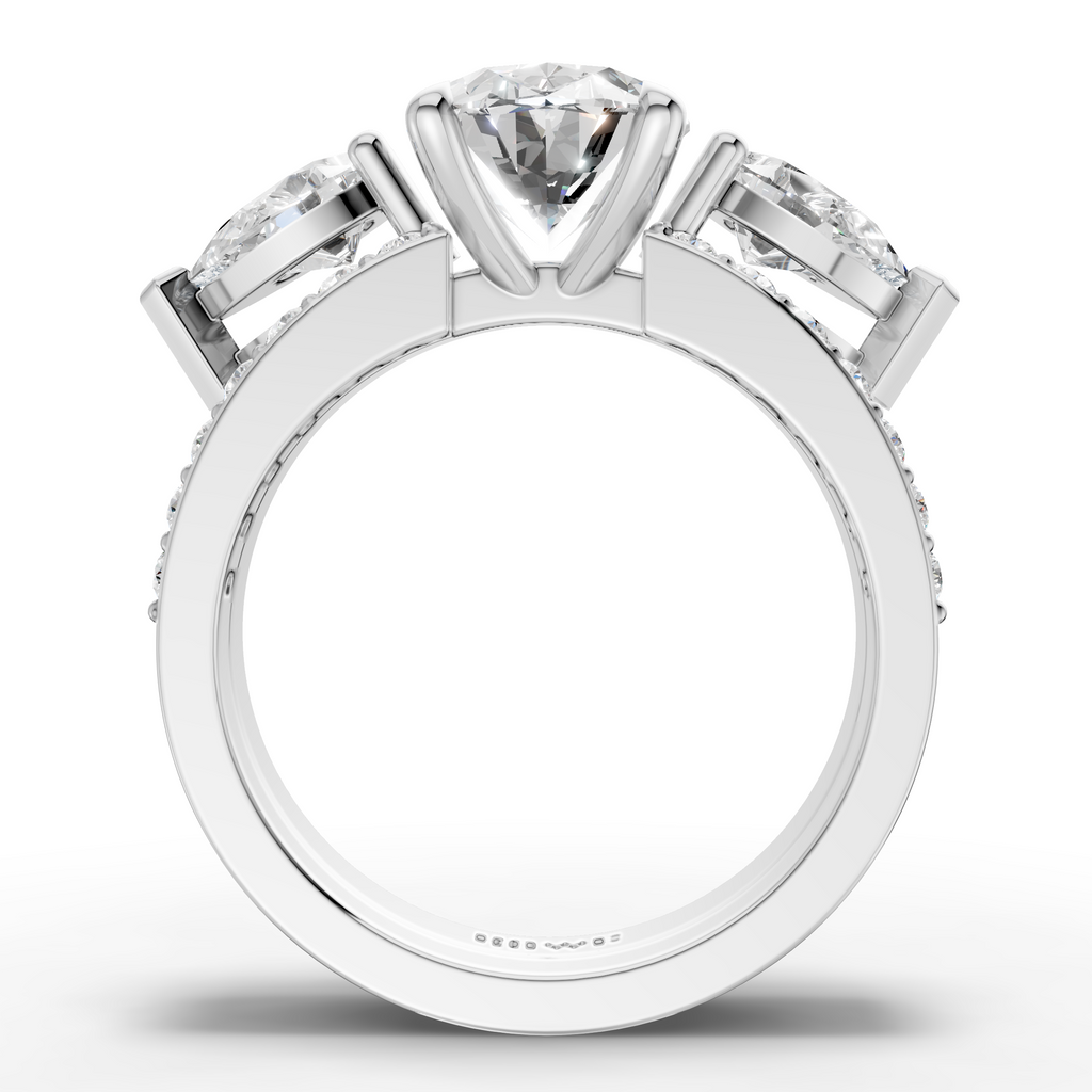 Oval & Pear Diamond 2-in-1 Ring