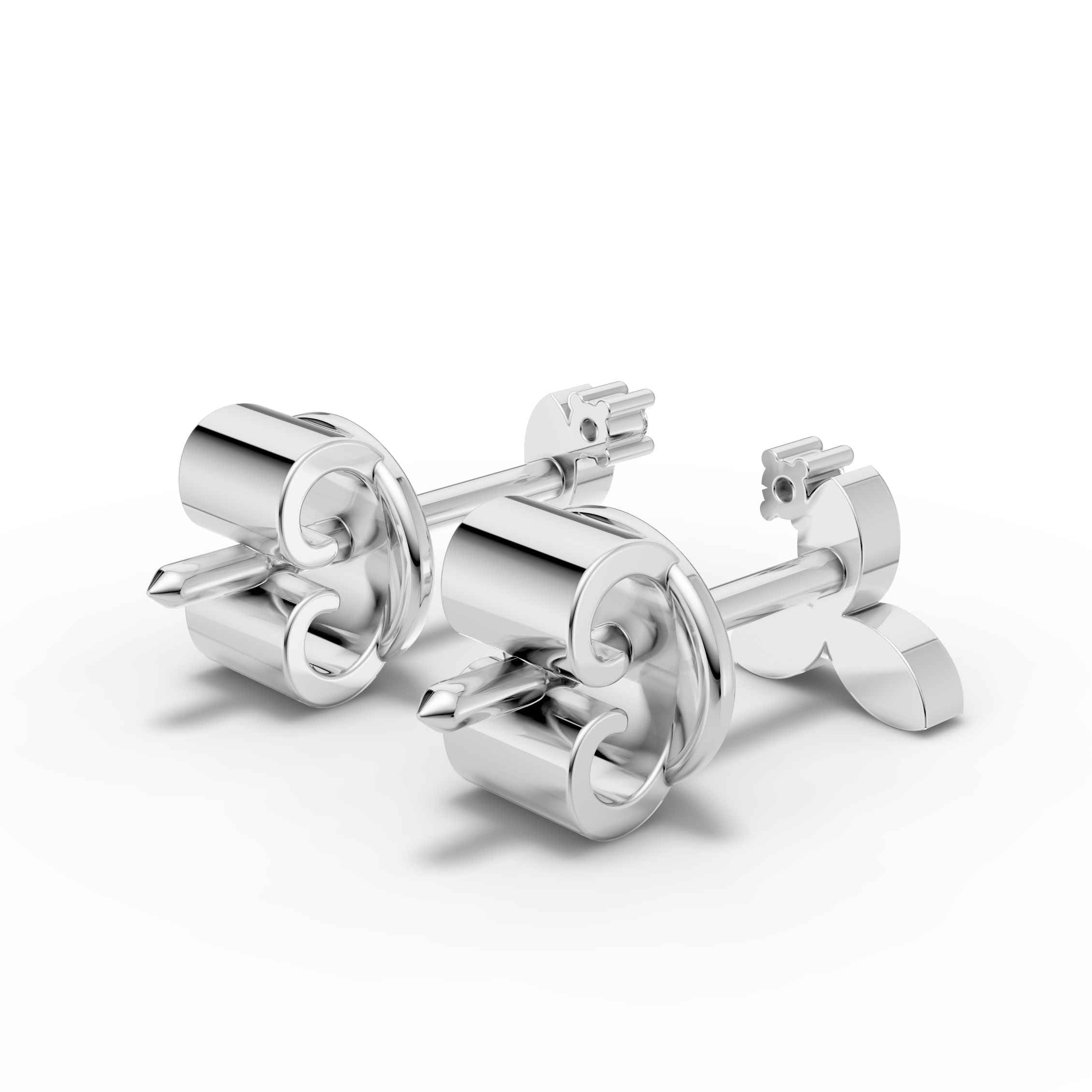 Petal Bloom Stud Earrings (1 Pair)