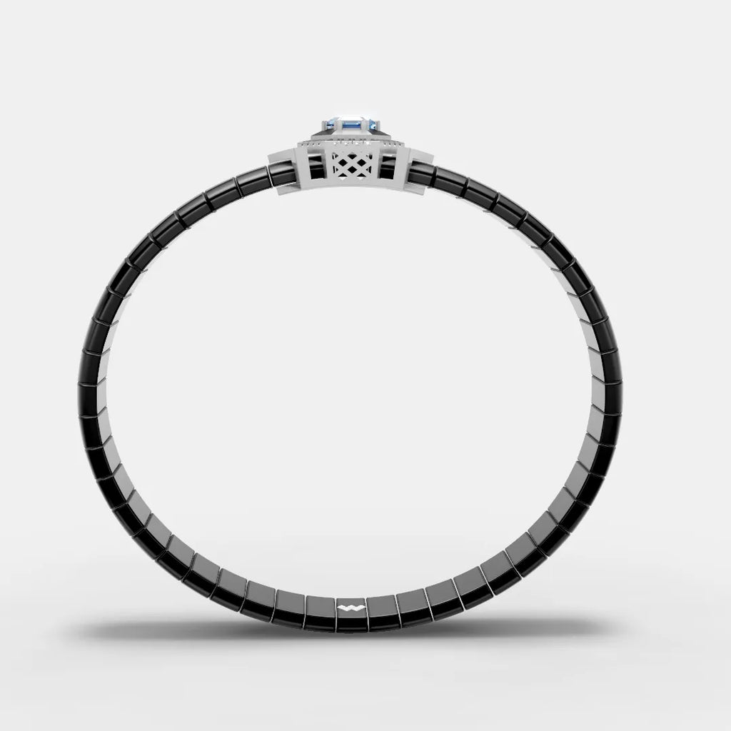 Hexagon Bracelet – Elegant Modern Sparkle