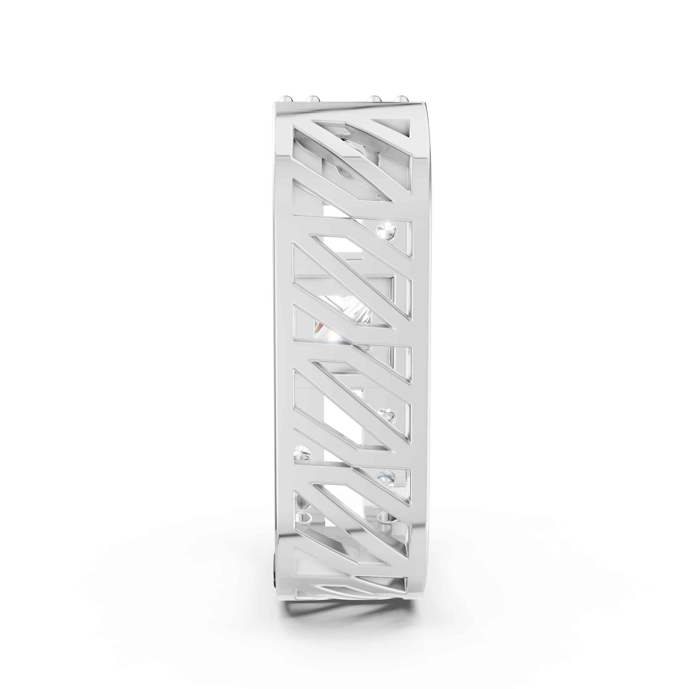 Princess Cut Bali Earring (1 PC)