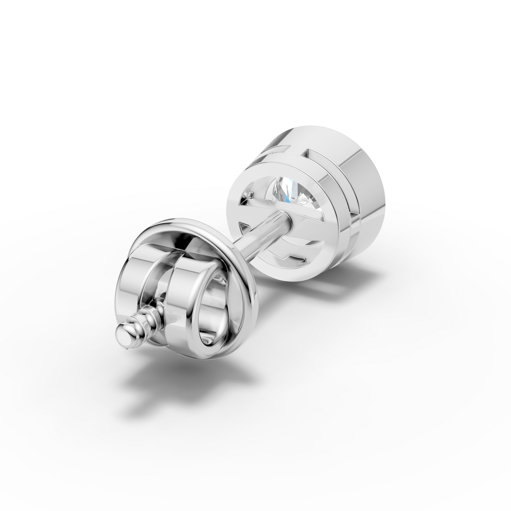 Round Bezel Stud ( 1 PC)
