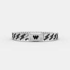 10MM Iced Black & White Cuban Bracelet