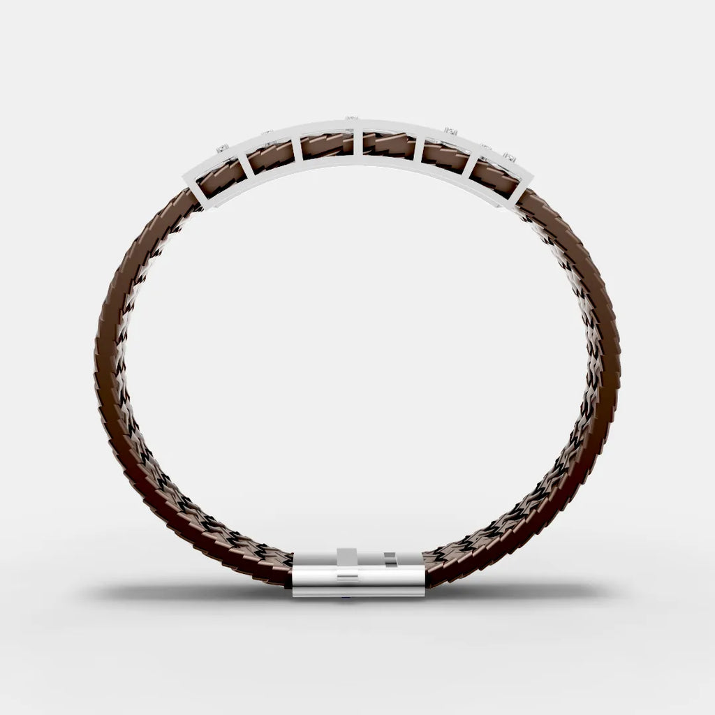 Spider Frame Leather Belt
