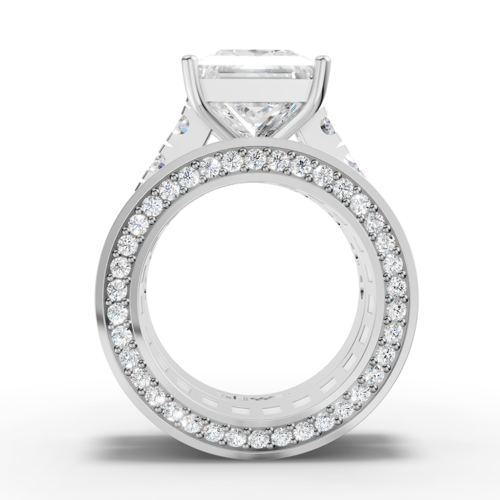 Princess Cut Wedding Ring Set