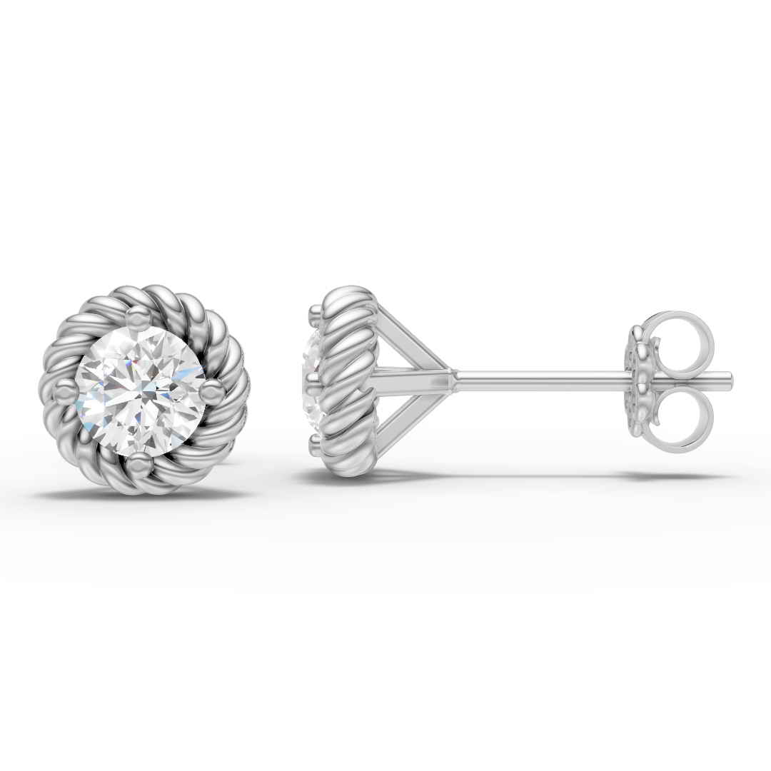 Classic Rope Earrings (1 Pair)