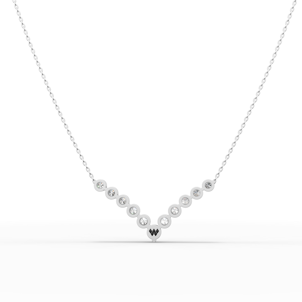 Minimal V Curve Pendant