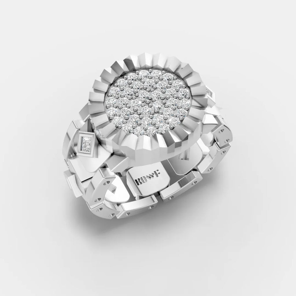 Modern Flex-Fit Silver Ring