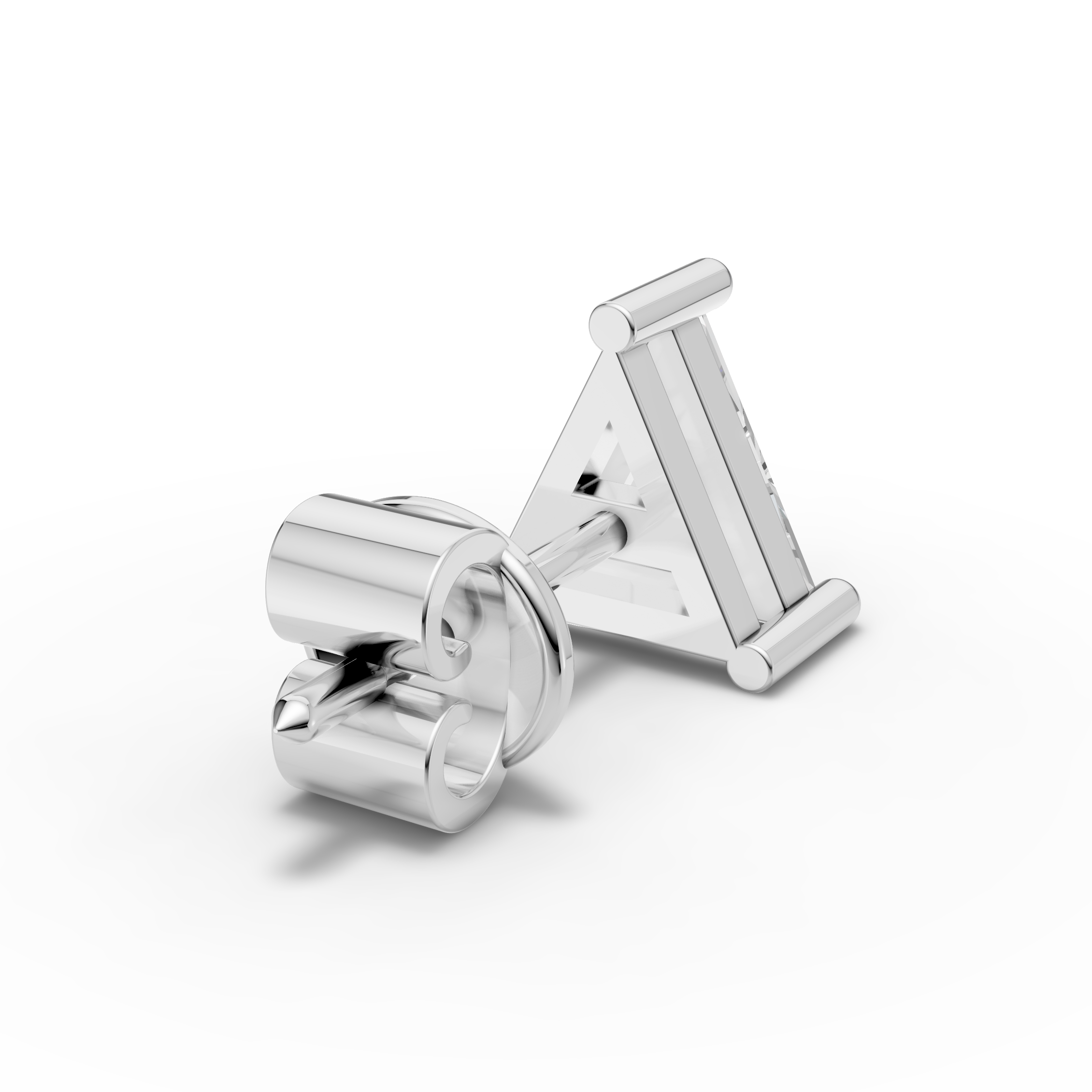 Triangle Shape Earrings (1 PC)