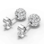 Round Cluster Ball Earring (1 Pair)