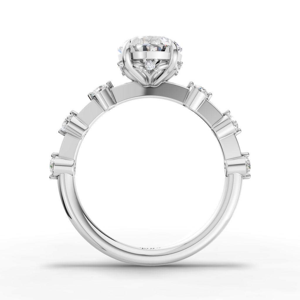 Oval Solitaire Ring
