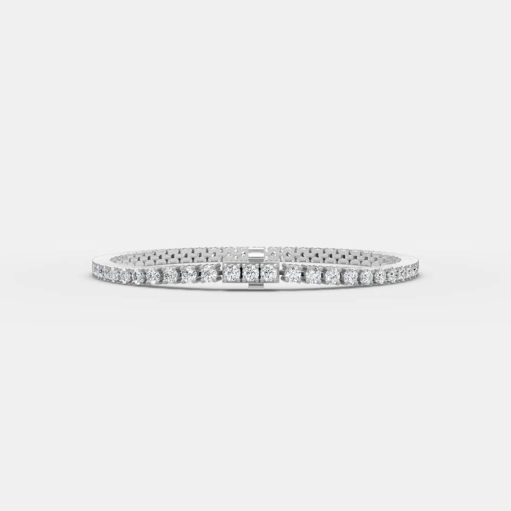 3 MM Round Shaped Tennis Bracelet