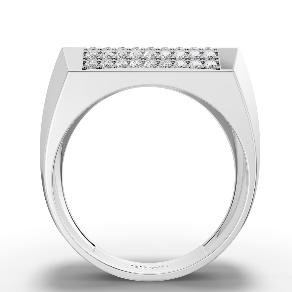 Diamond Grid Ring