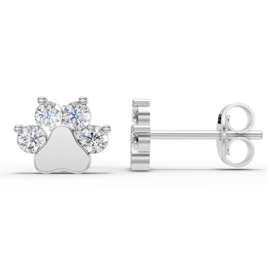 Paw Print Earring (1 Pair)