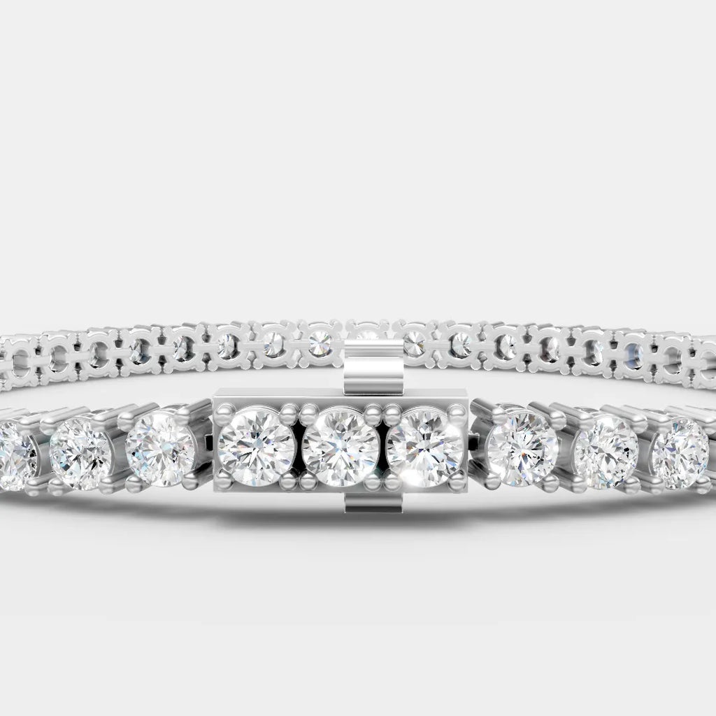 3.5 MM Round Shaped Tennis Bracelet