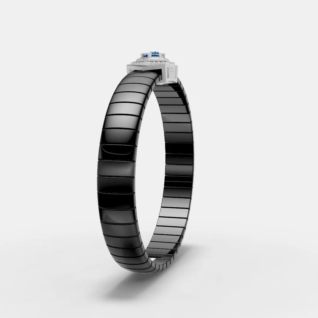 Hexagon Bracelet – Elegant Modern Sparkle