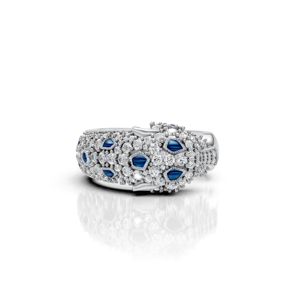 Royal Panther Diamond Ring