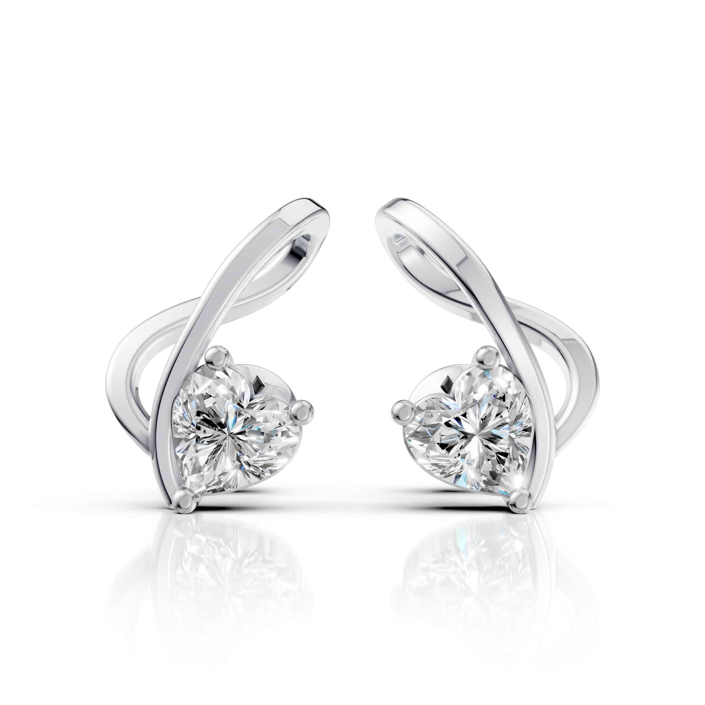 Celeste Heart Earring (1 Pair)