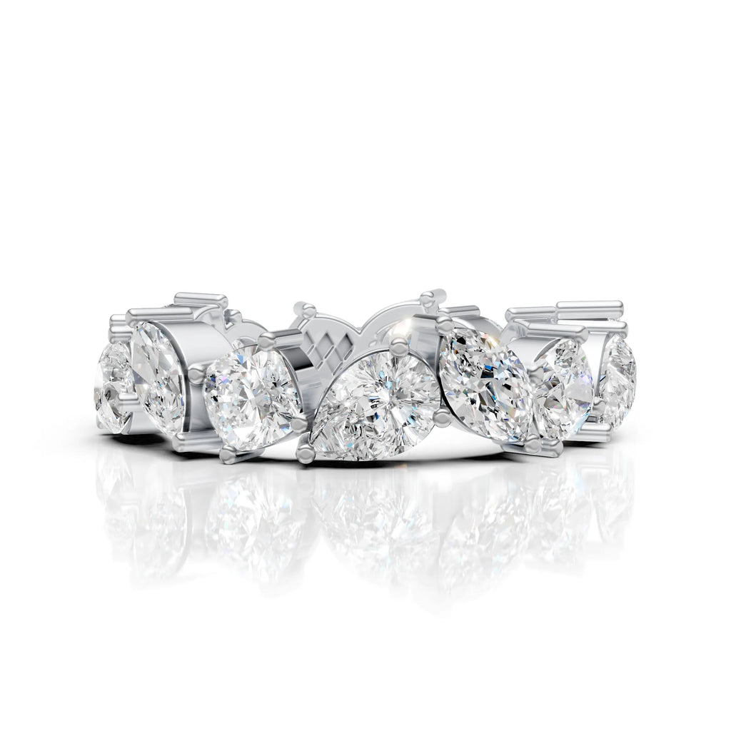 Luxury Multi-Shape Diamond Eternity Band