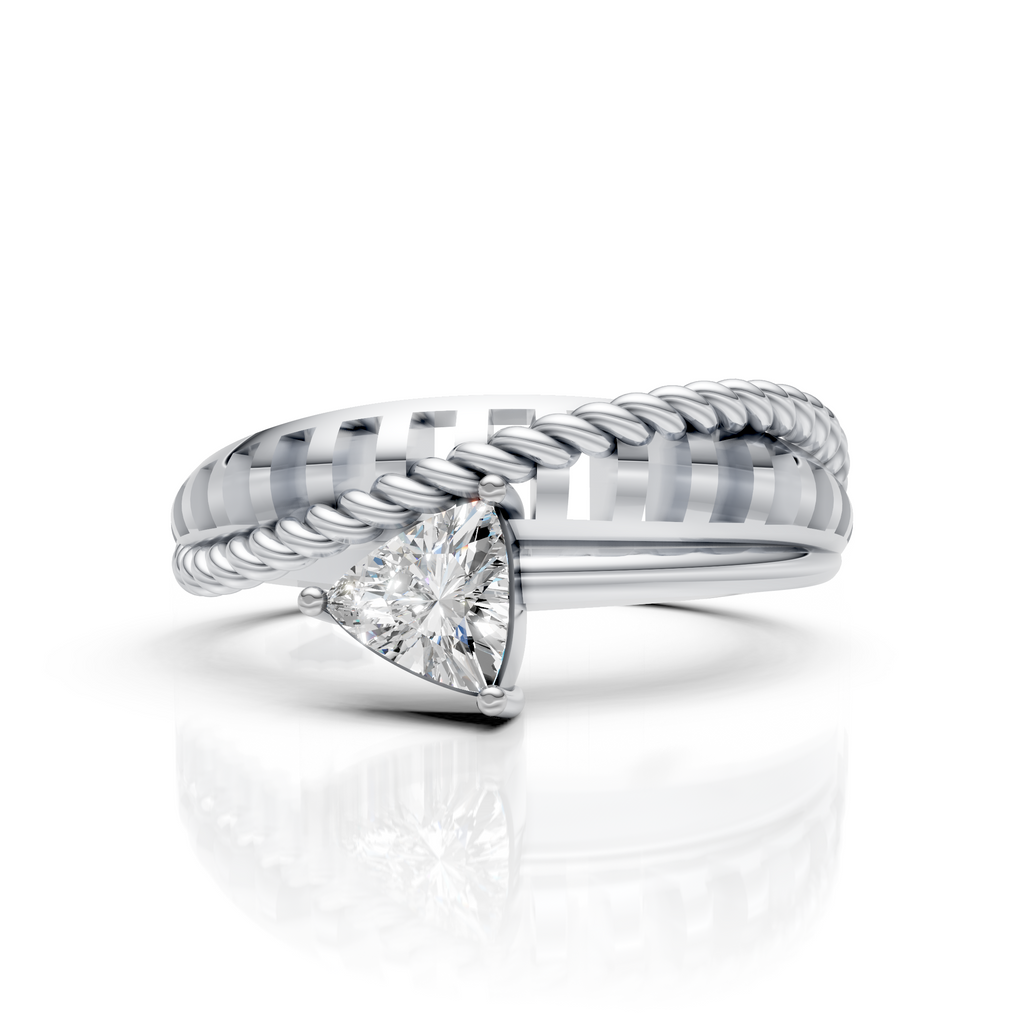 Trillion Twist Ring