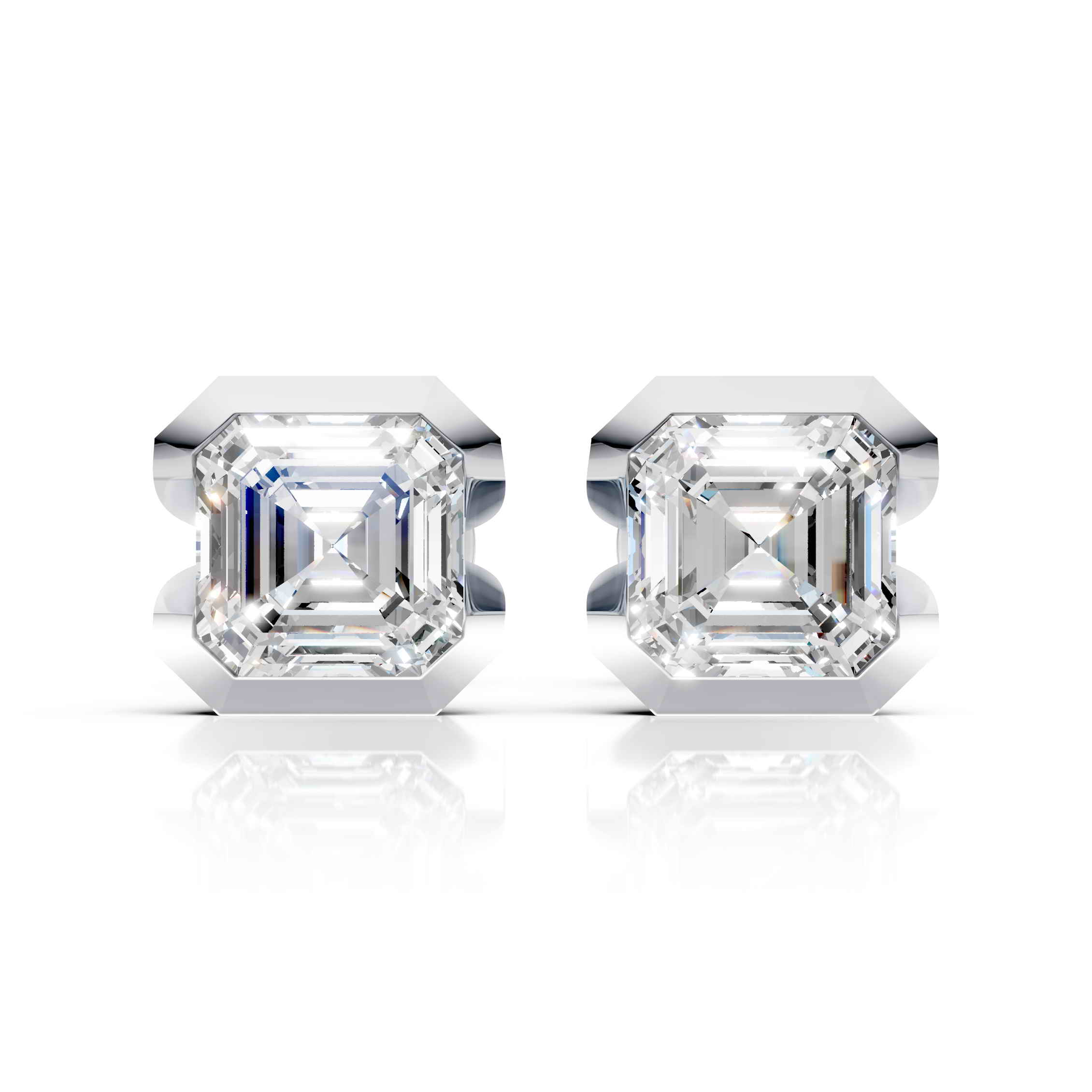 Asscher Vault Earring (1 Pair)
