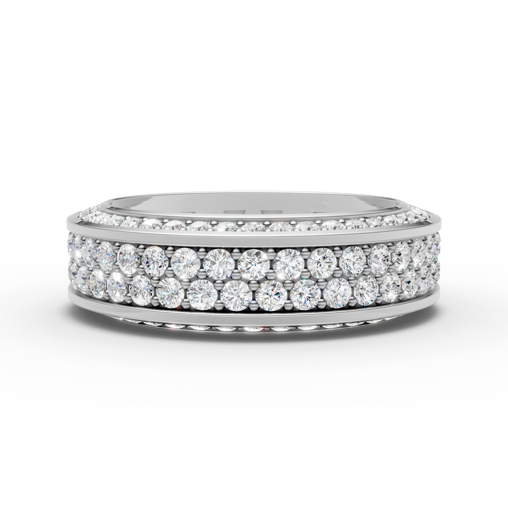 Multi-Row Sparkle Ring