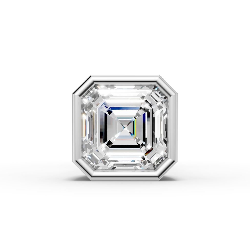 Ascher Shaped Bezel Setting Earring ( 1 PC)