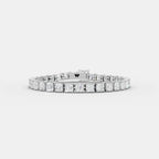 5 MM Princess Cut Tennis Bracelet (Unisex)