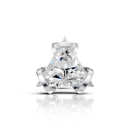 1 CT Triangle Cut Wrapped Stud (1 PC)