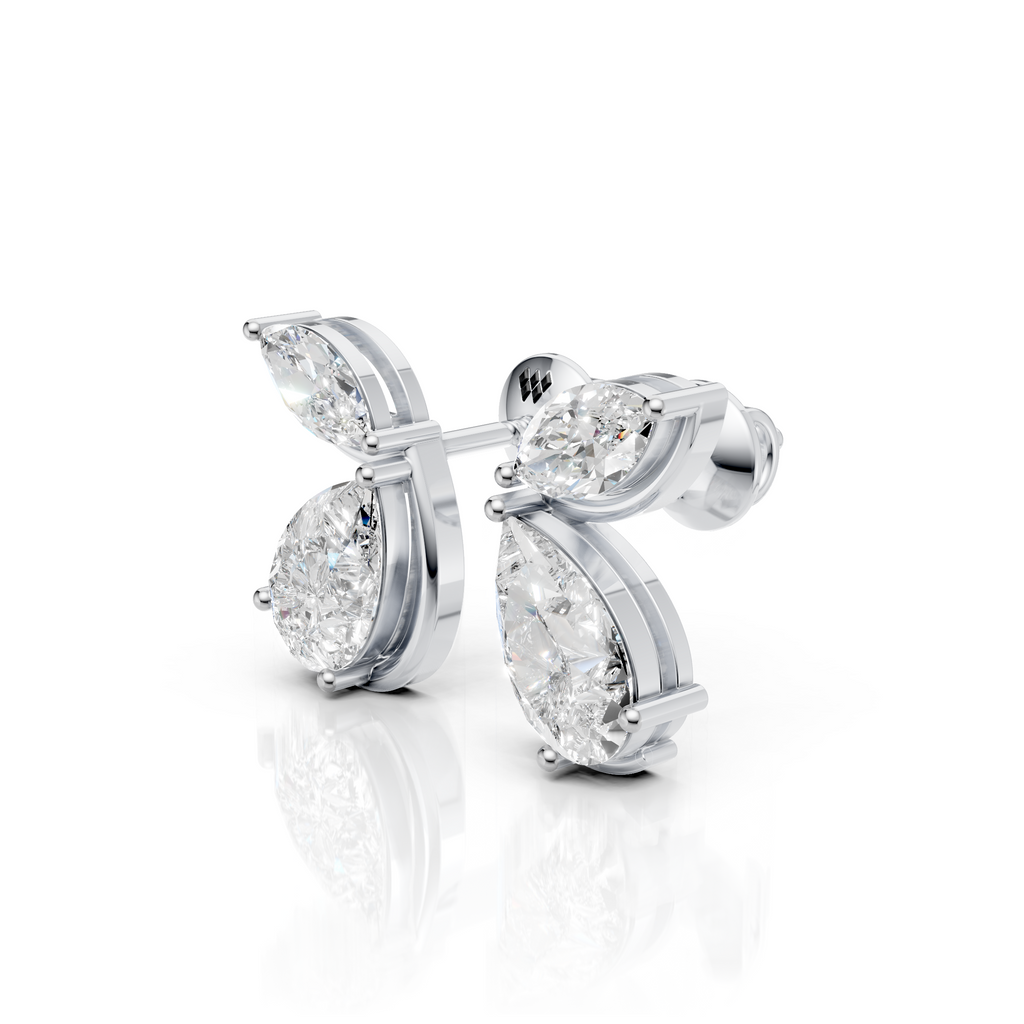 Twin Tear Earrings (1 Pair)