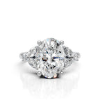 Oval Cut Three Stone Diamond