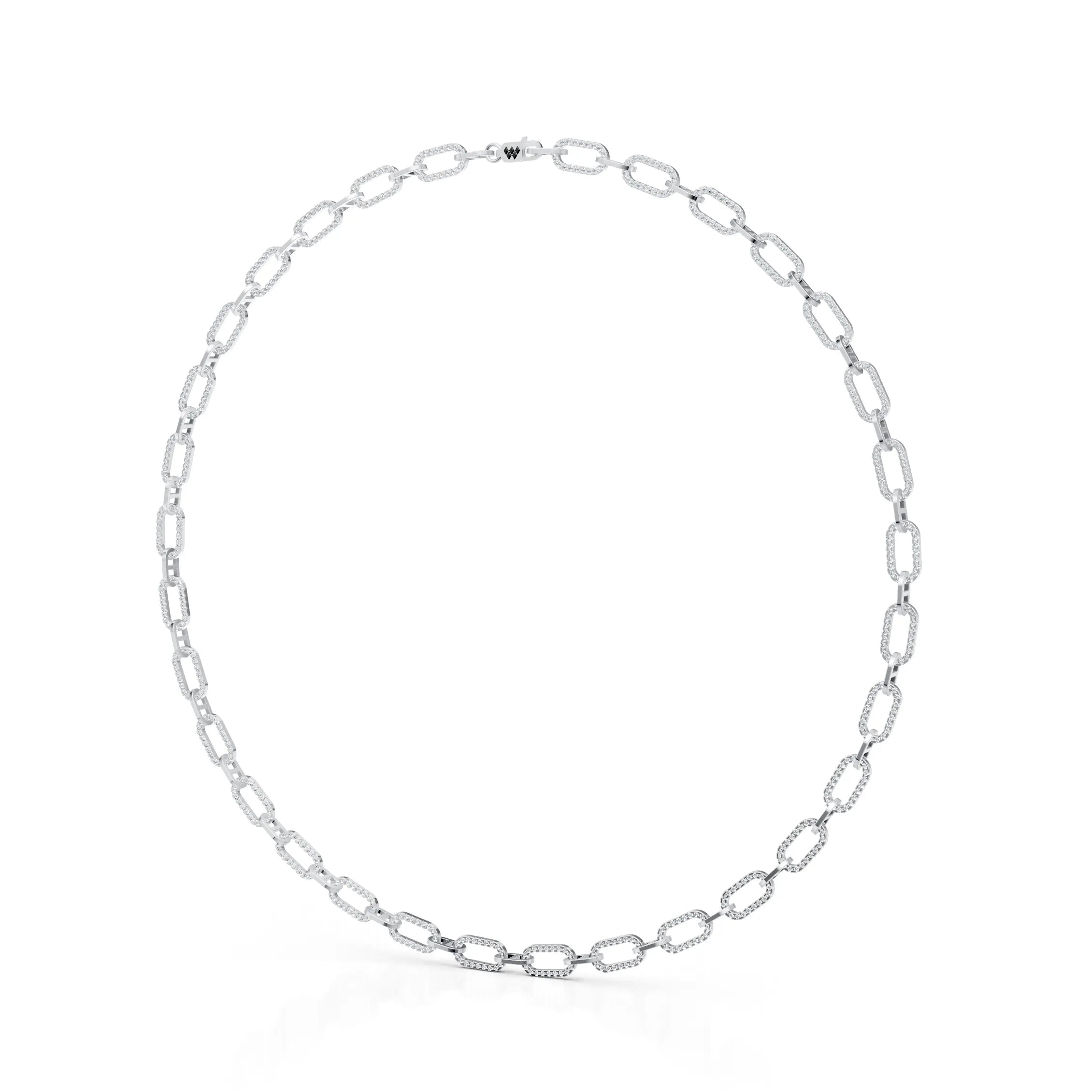 Pavé Open Link Chain