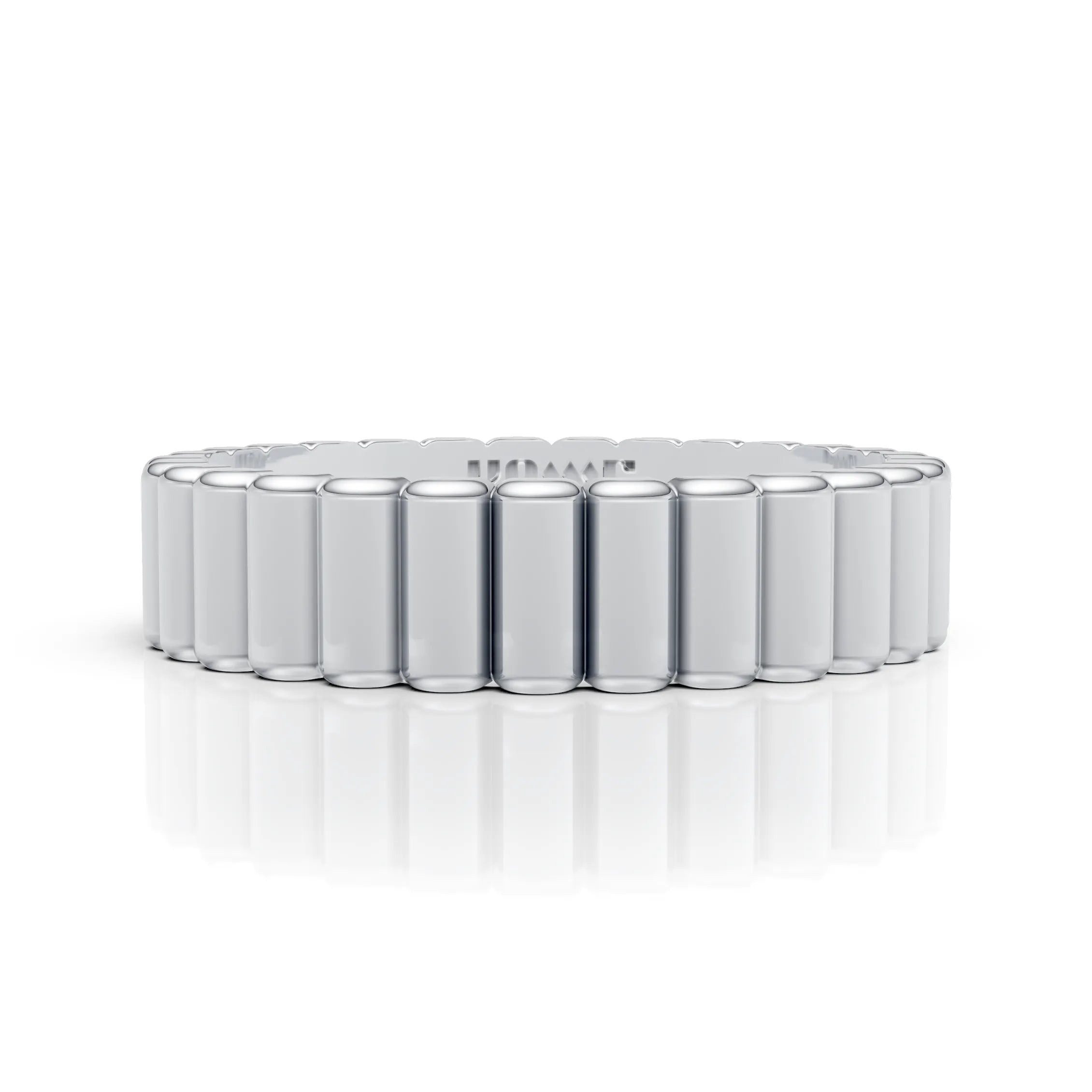 Luxury Ribbed Eternity Band