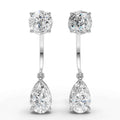 Round & Pear Drop Earring (1 Pair)
